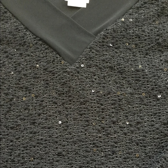 Dream Black V-Neck Sweater - No Size Tag, See Measurements in Description (NWOT) - Picture 3 of 6